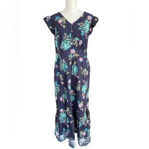 Lane Bryant Maxi Dress Plus, floral, Size L, NWOT